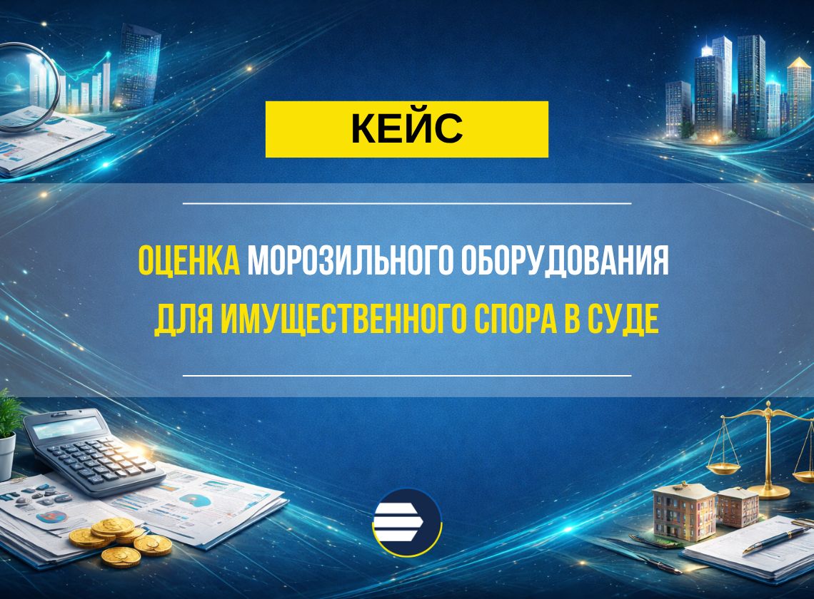 Оценка морозильного оборудования для имущественного спора в суде